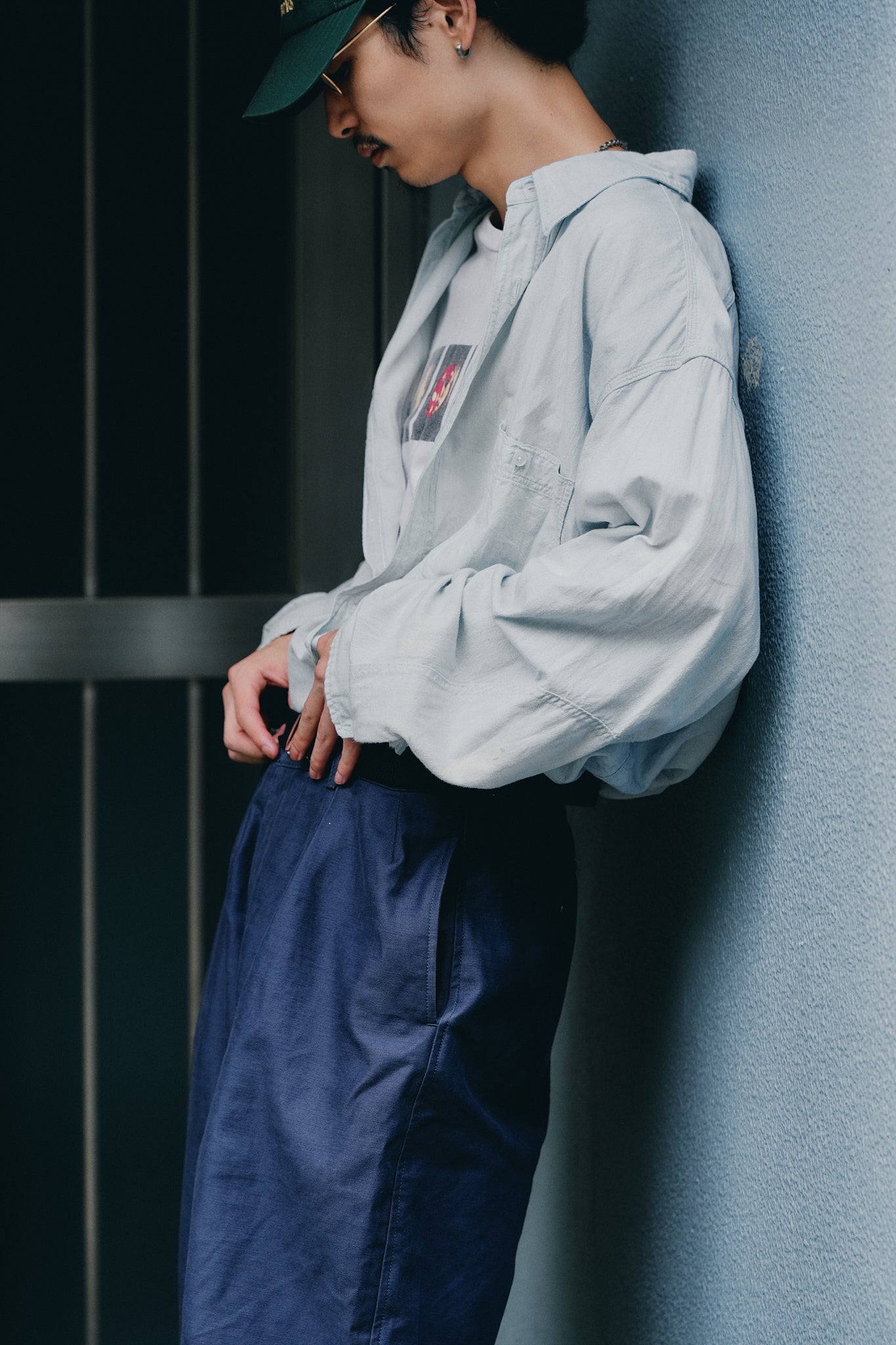 STANDARD CHINO TROUSERS(NAVY)