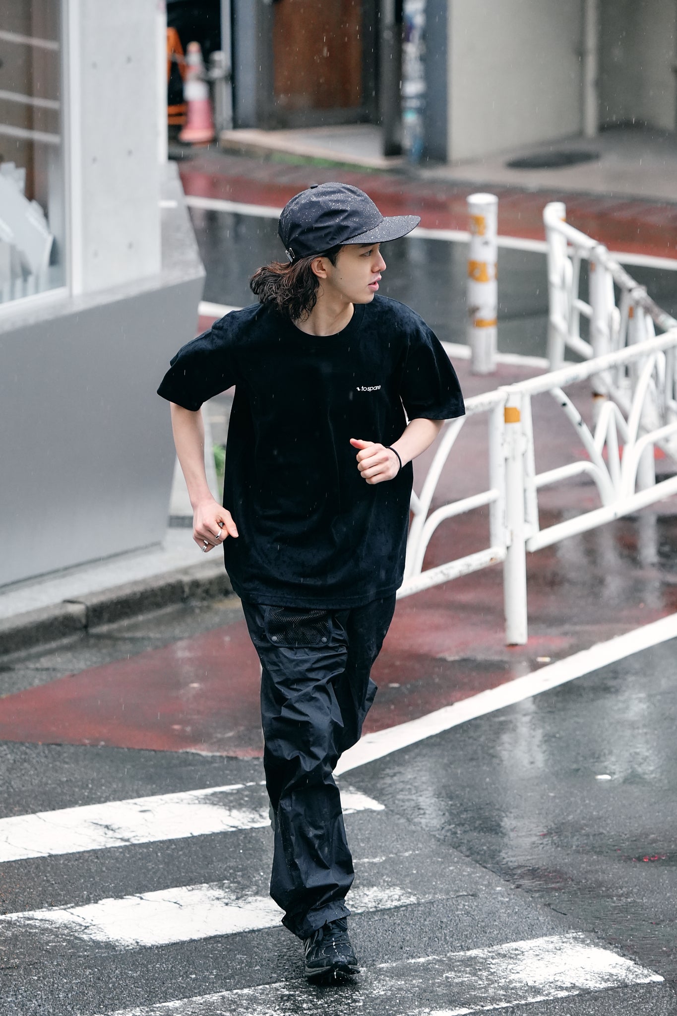PLANE LOGO TEE(BLACK)