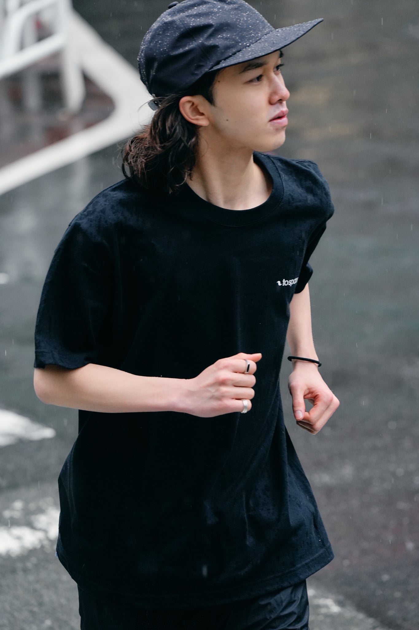 PLANE LOGO TEE(BLACK)