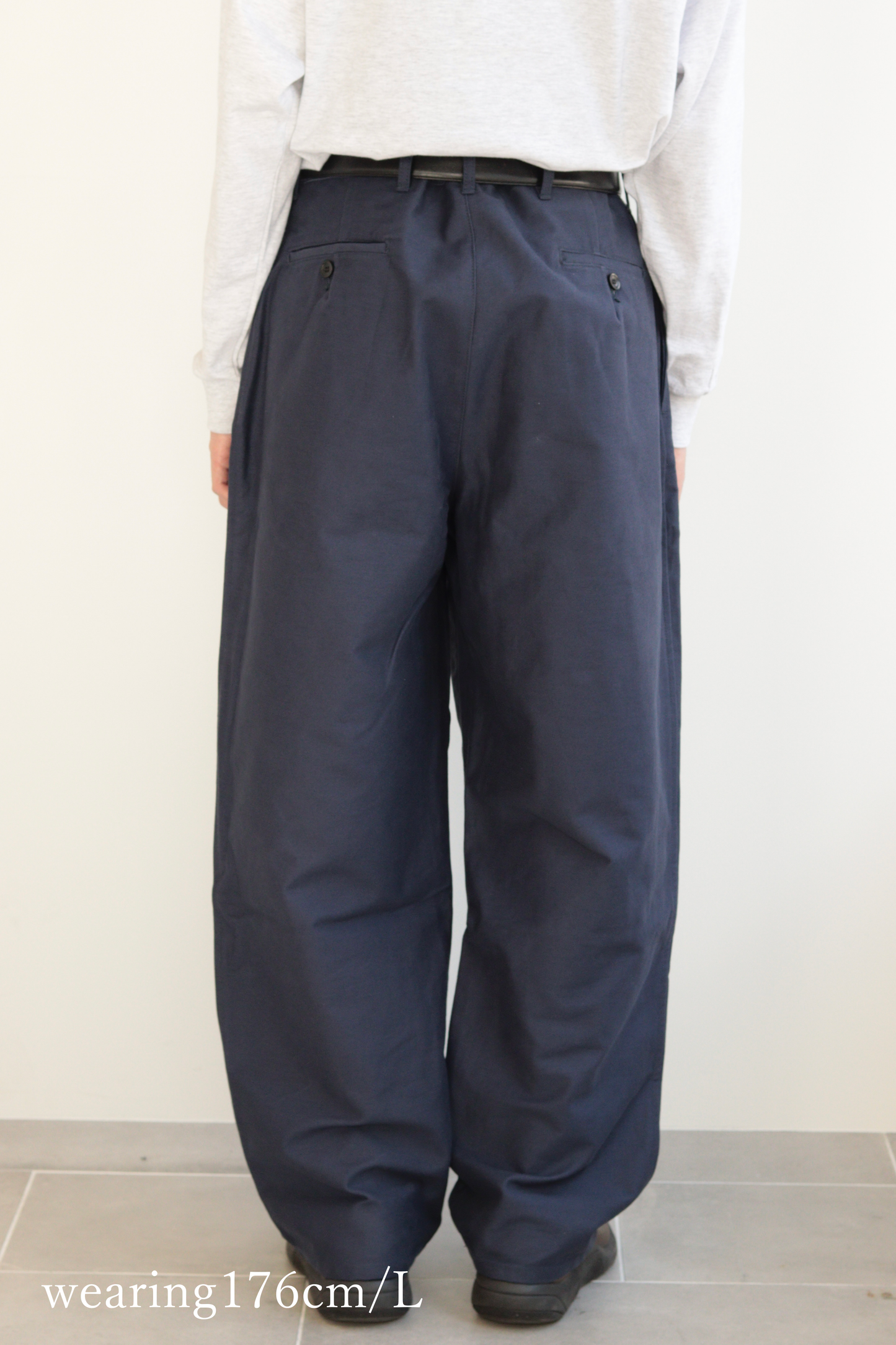 STANDARD CHINO TROUSERS(NAVY)