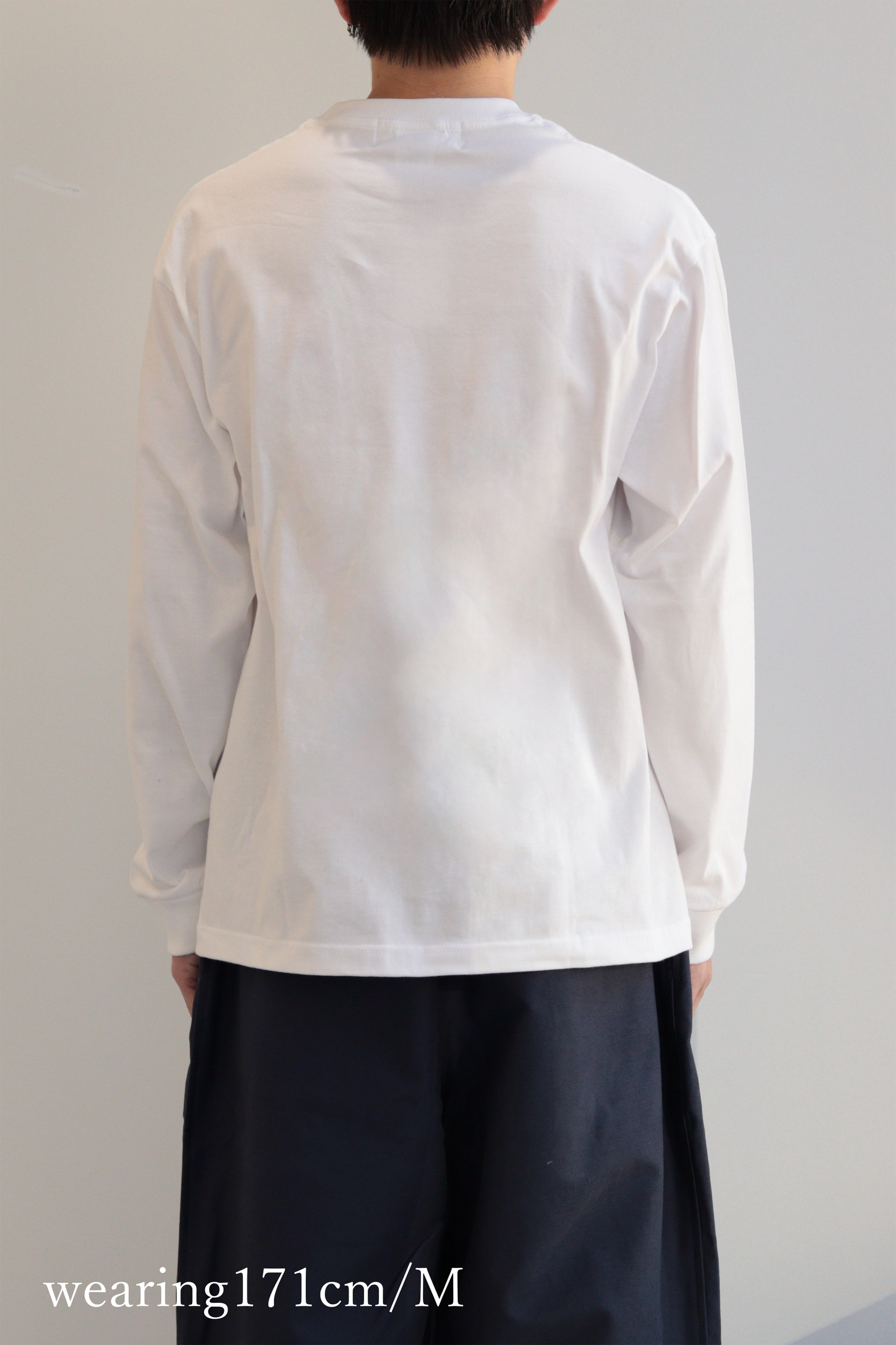 TIME TO SPARE LOGO L/S TEE(WHITE)