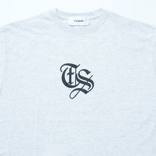 OLD ENGLISH LOGO L/S TEE (ASH)