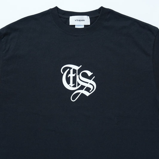OLD ENGLISH LOGO L/S TEE(BLACK)