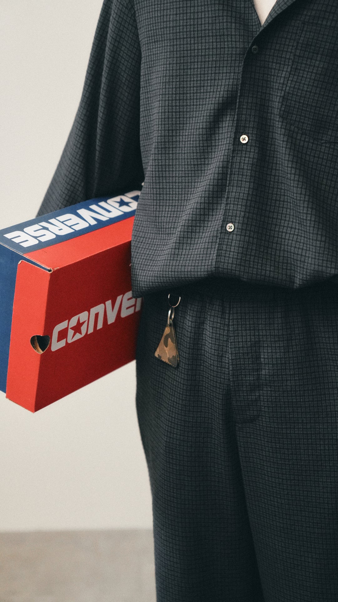 WOOL STRETCH CHECK SHIRT
