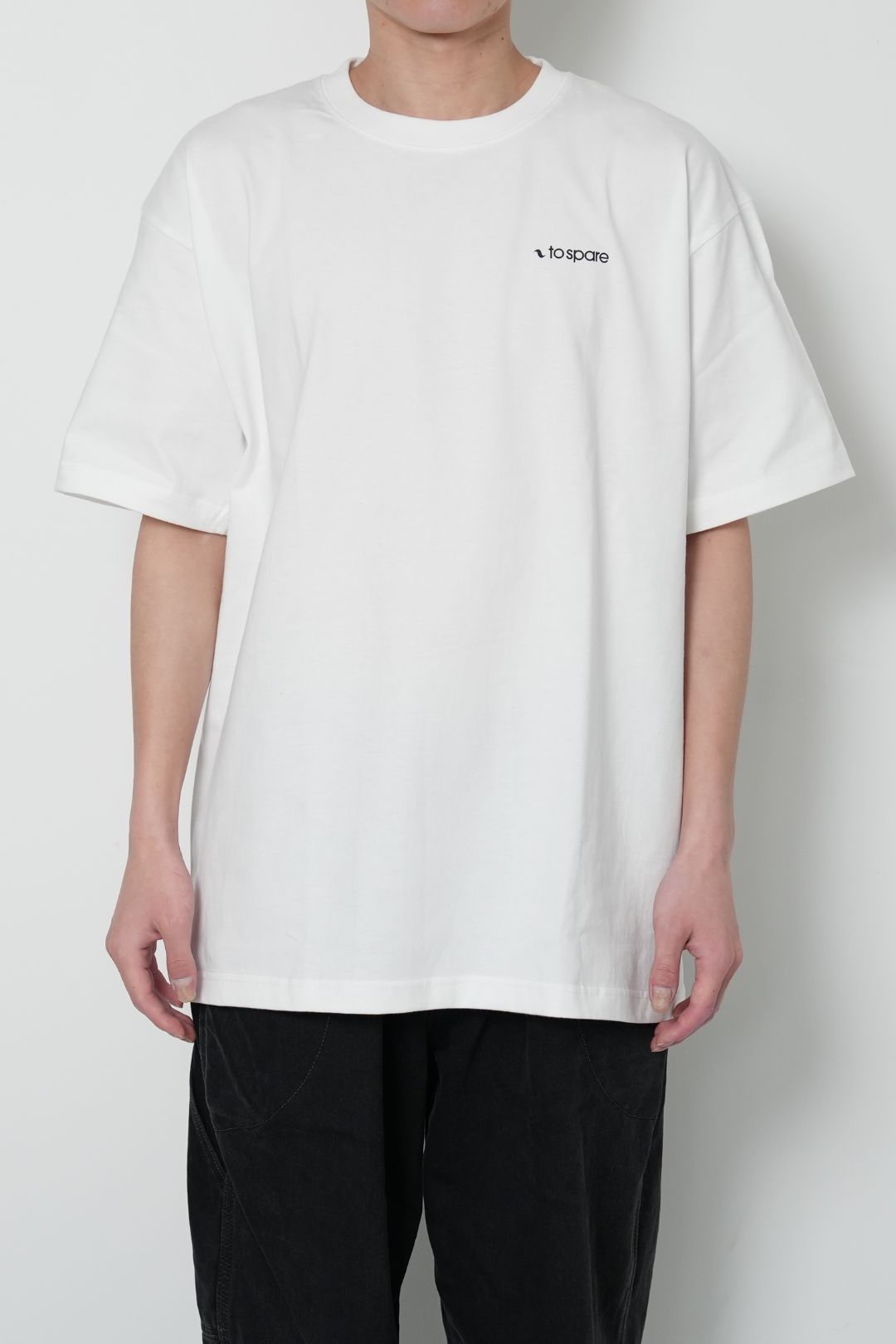 PLANE LOGO TEE（WHITE）