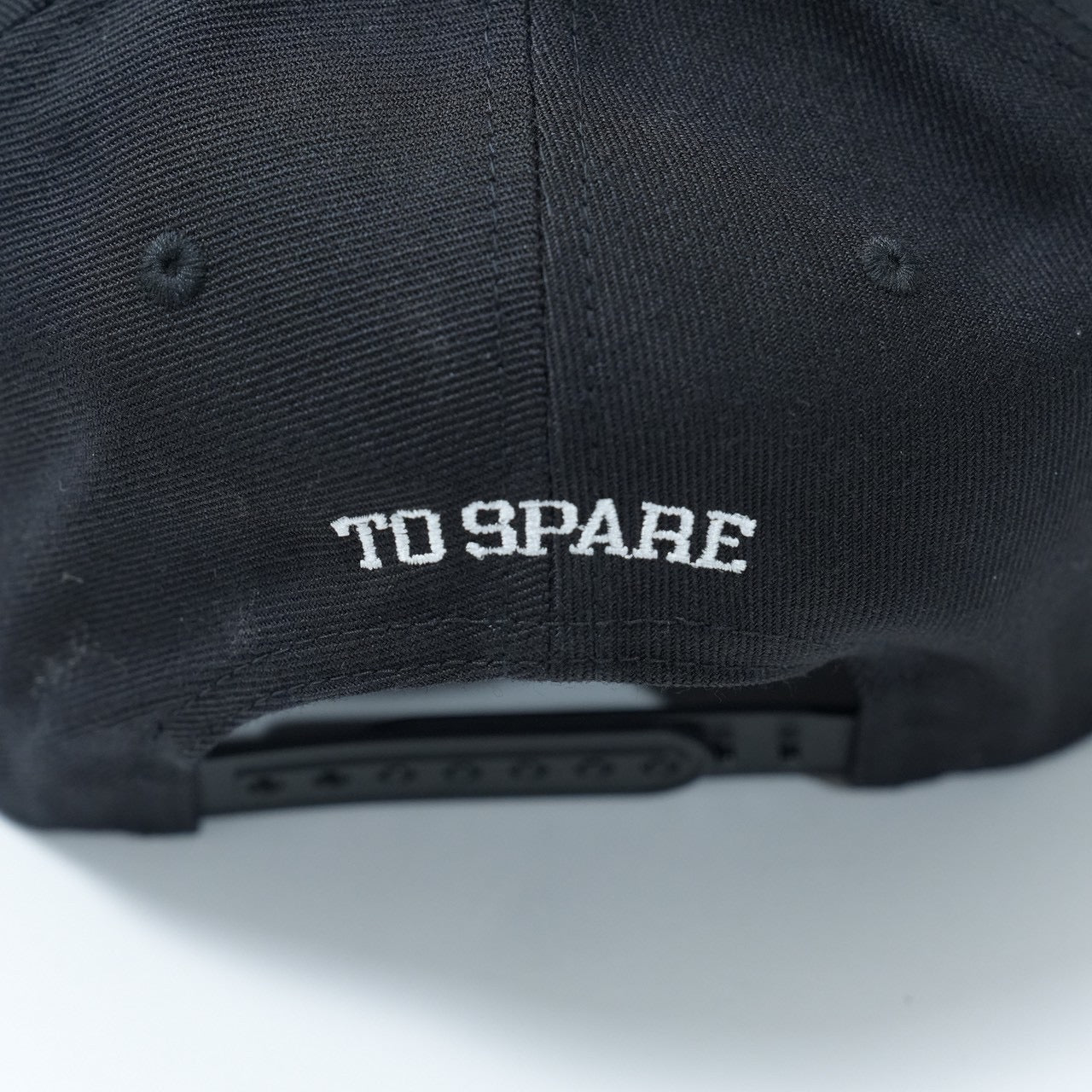 6PANEL BASEBALL CAP（BLACK×BLACK）