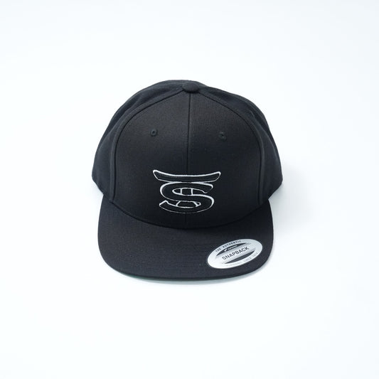 6PANEL BASEBALL CAP（BLACK×BLACK）