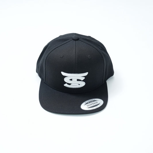 6PANEL BASEBALL CAP（BLACK×WHITE）