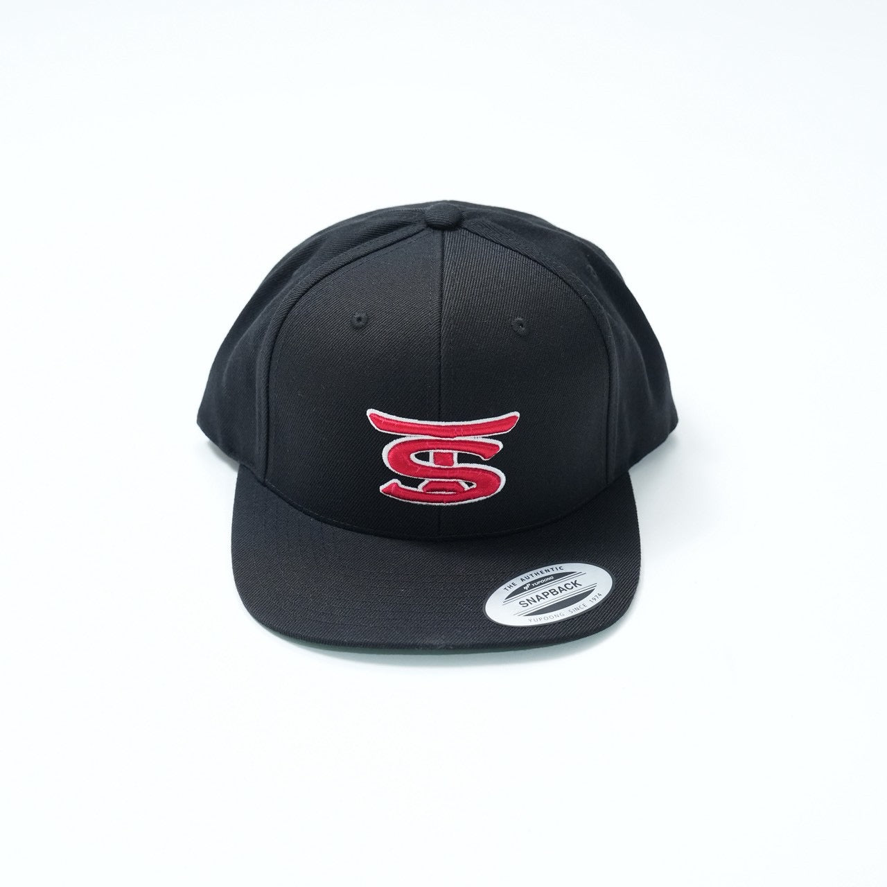6PANEL BASEBALL CAP（BLACK×RED）