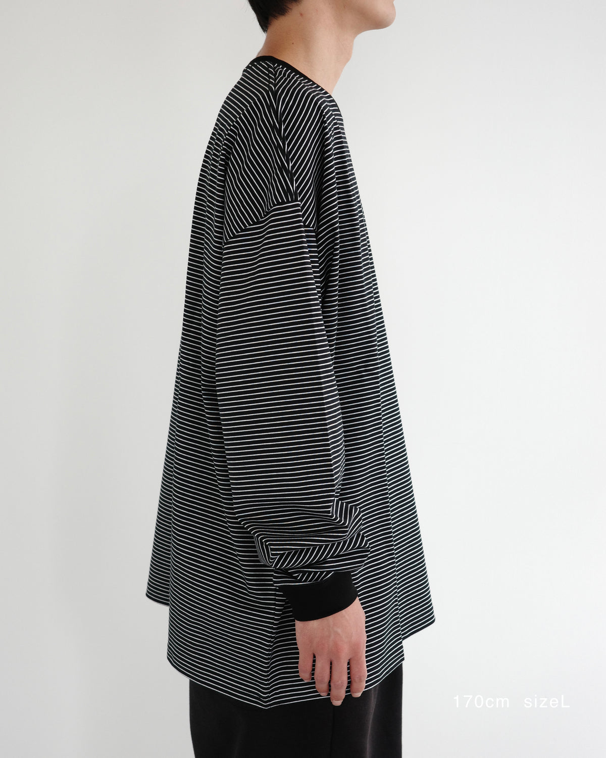 JERSEY BORDER LS TEE