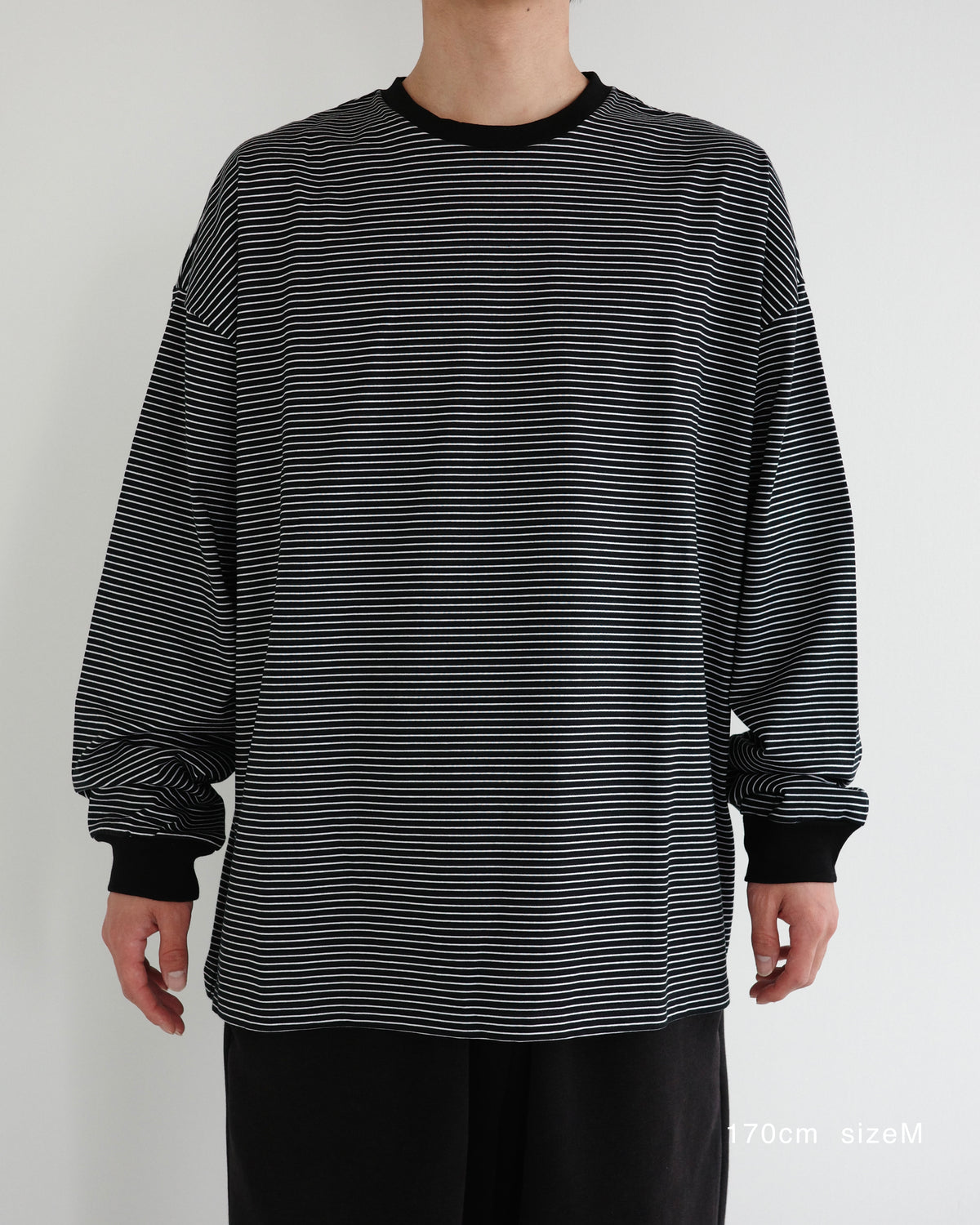 JERSEY BORDER LS TEE