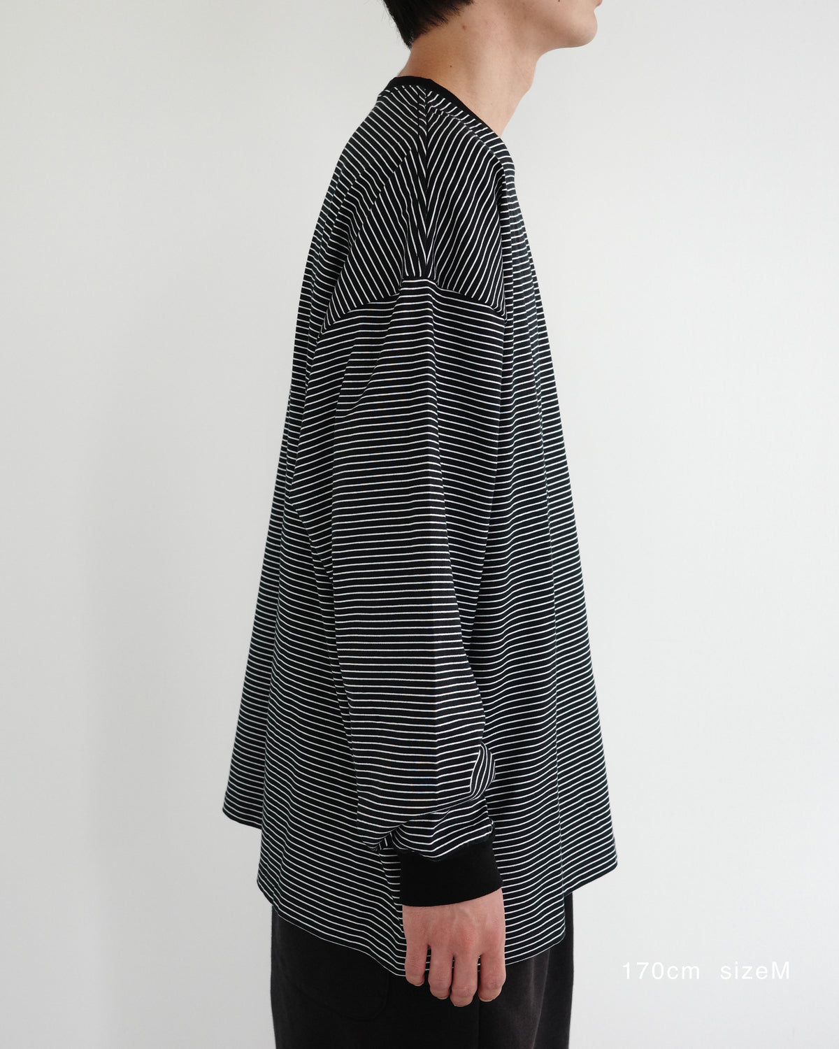 JERSEY BORDER LS TEE