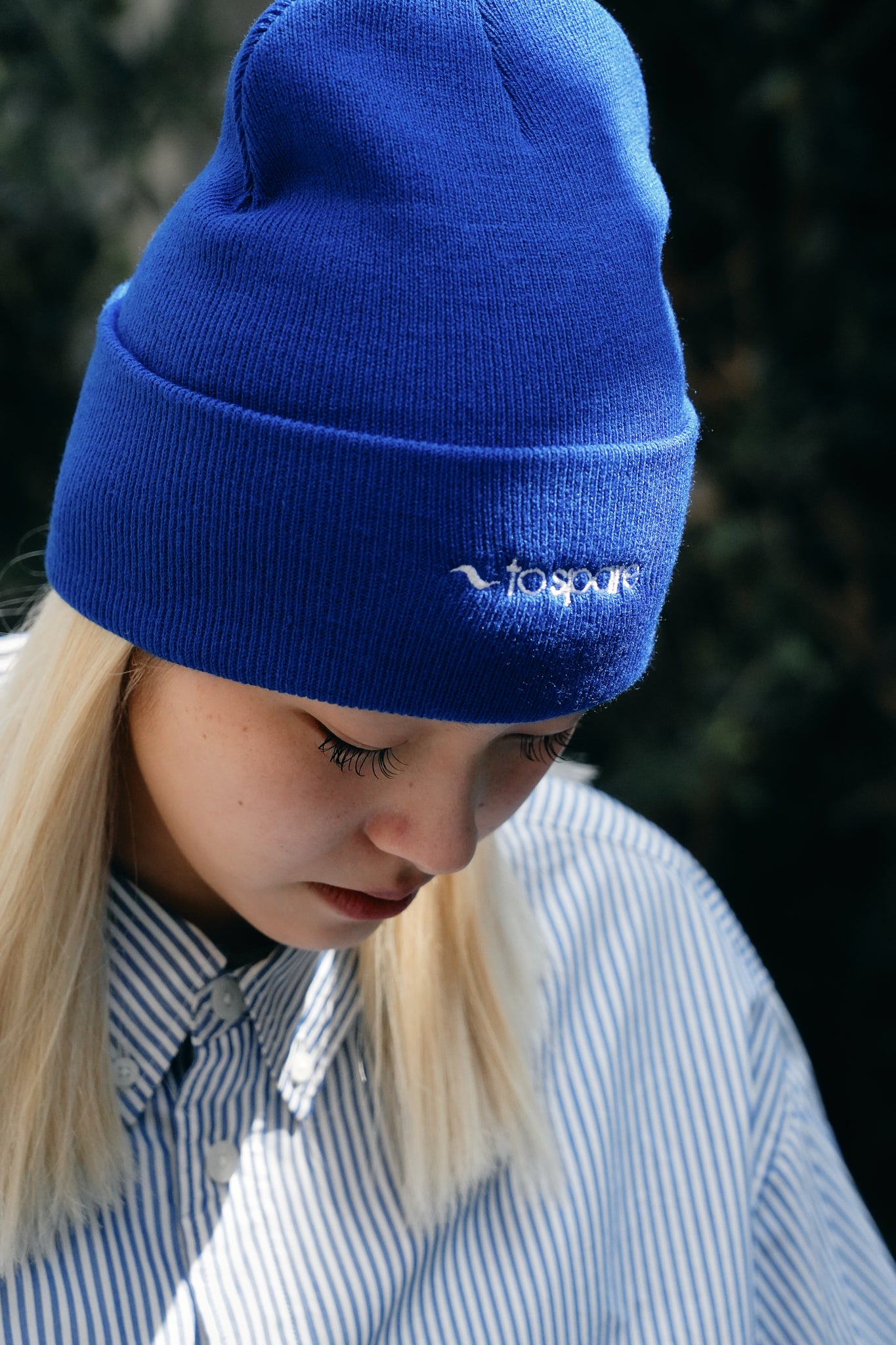 PLANE LOGO BEANIE（BLUE）