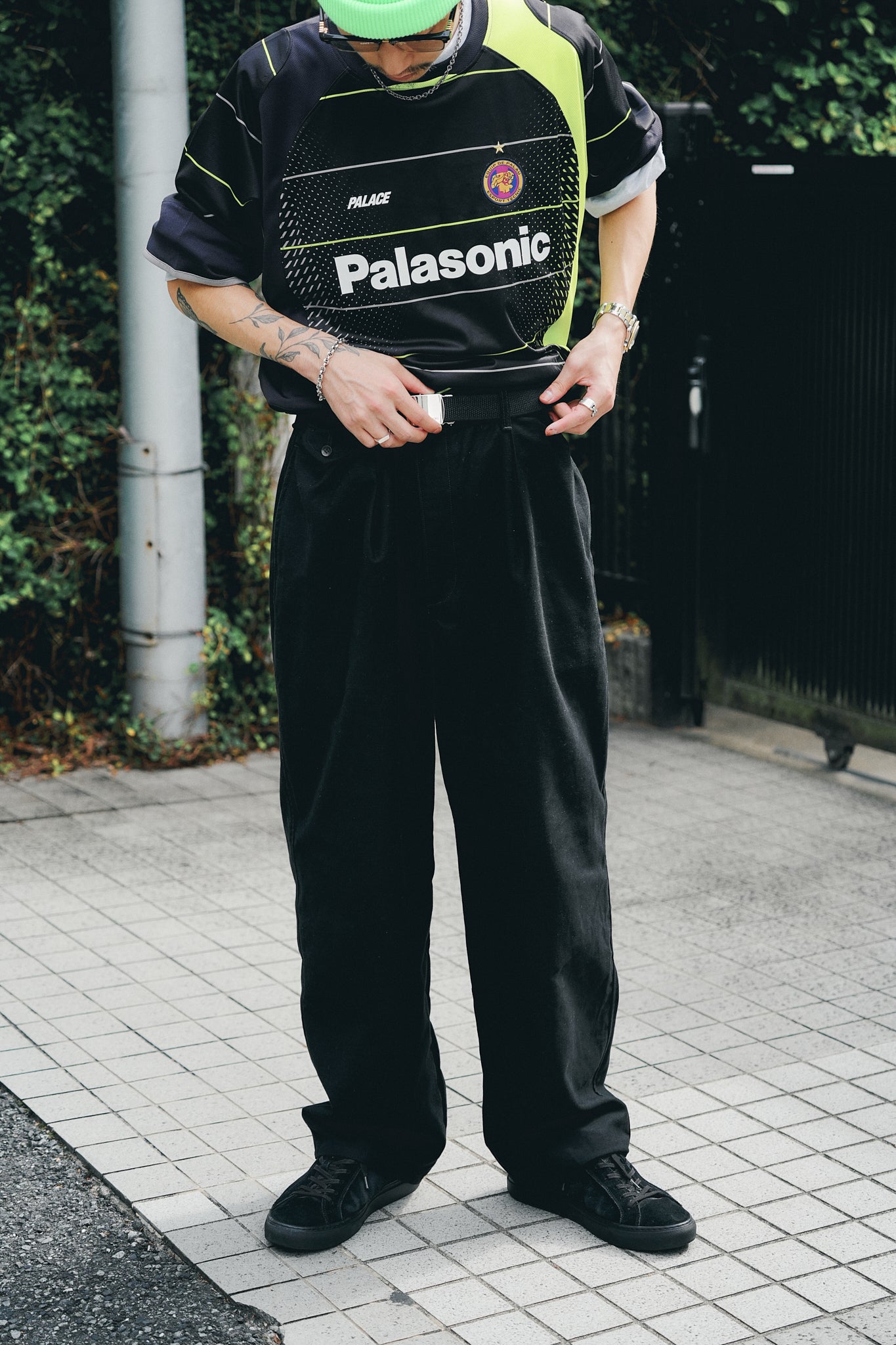 STANDARD CHINO TROUSERS（BLACK）