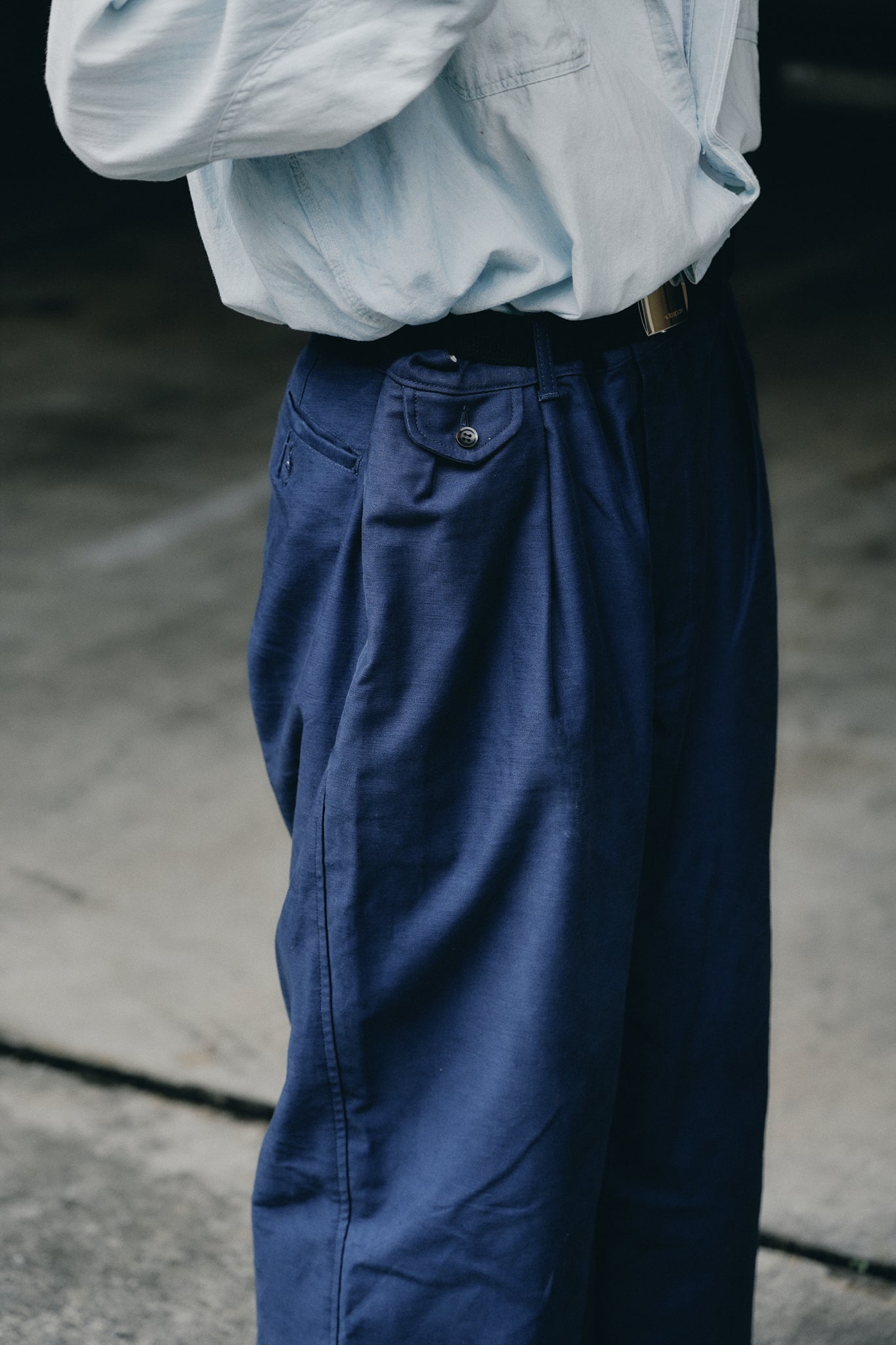 STANDARD CHINO TROUSERS（NAVY）