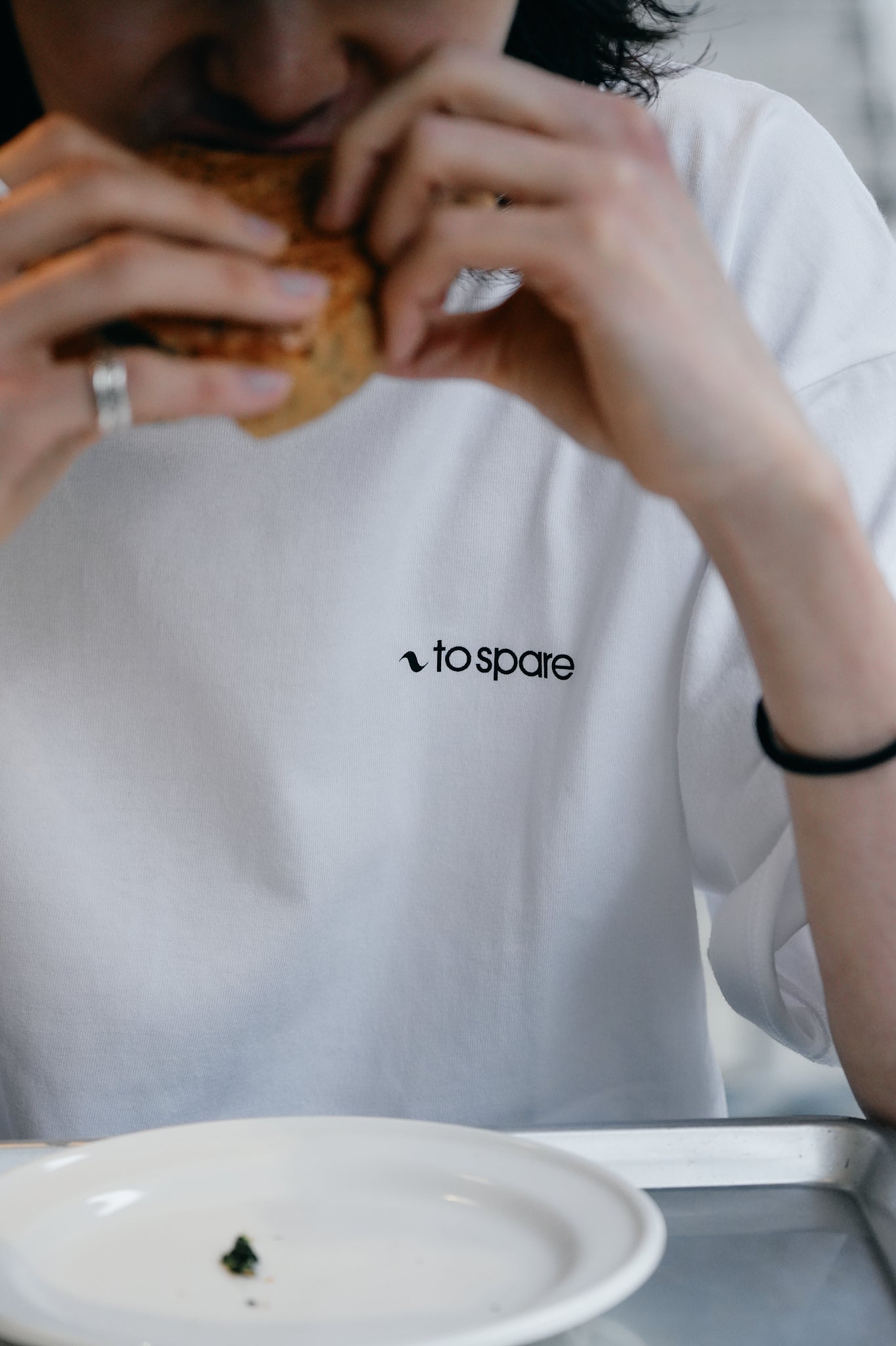 PLANE LOGO TEE（WHITE）