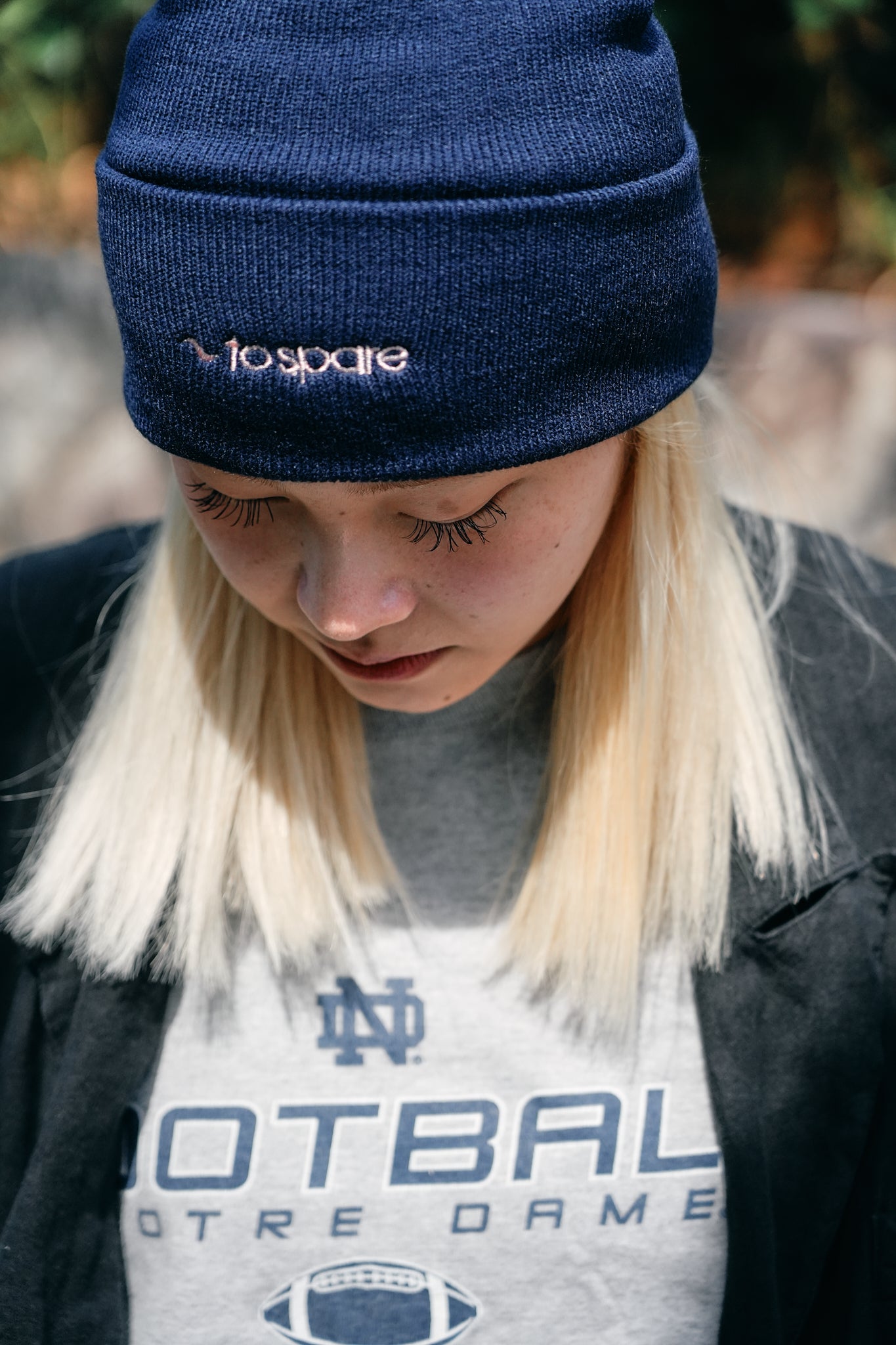 PLANE LOGO BEANIE（NAVY）