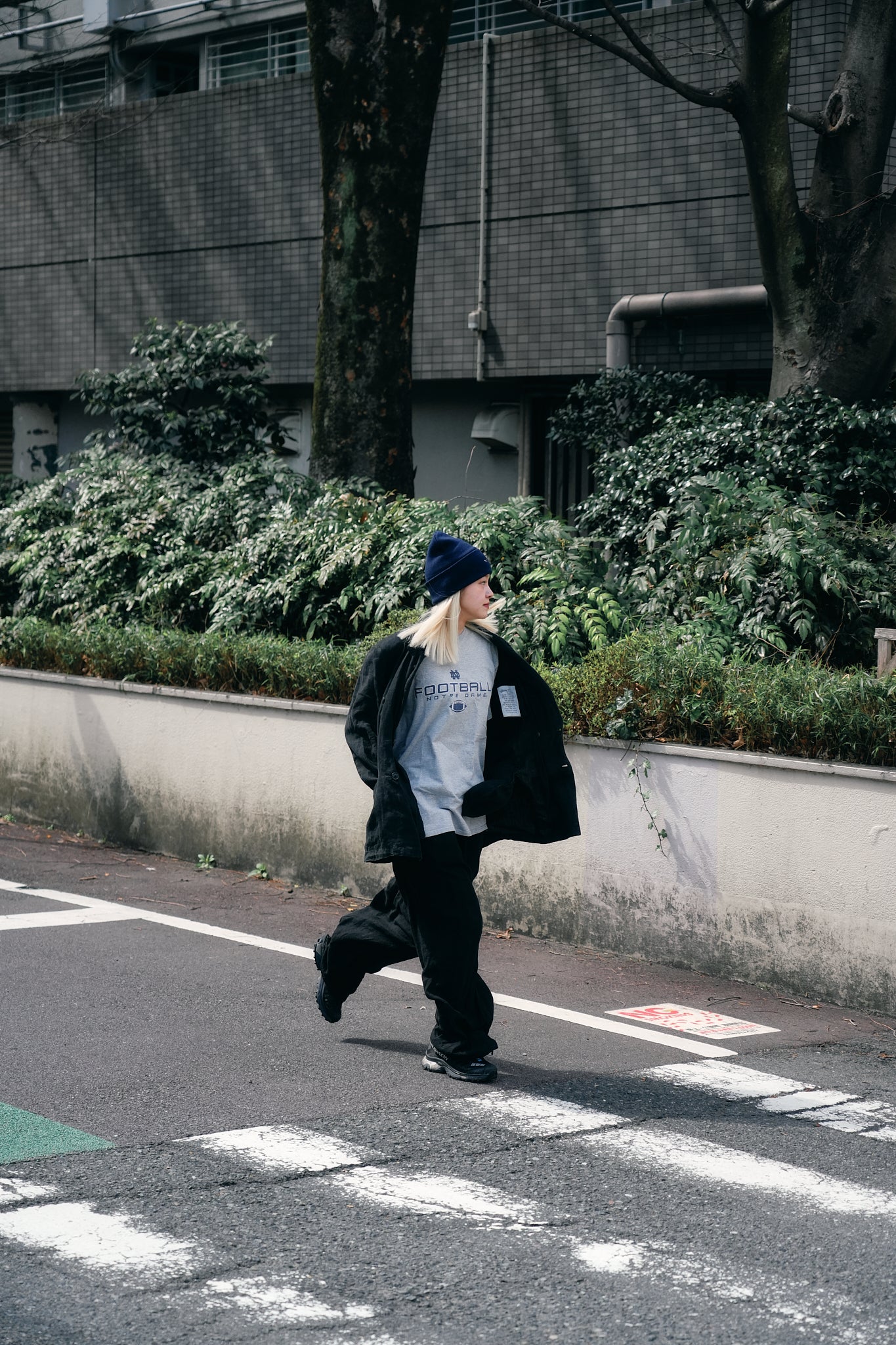 PLANE LOGO BEANIE（NAVY）
