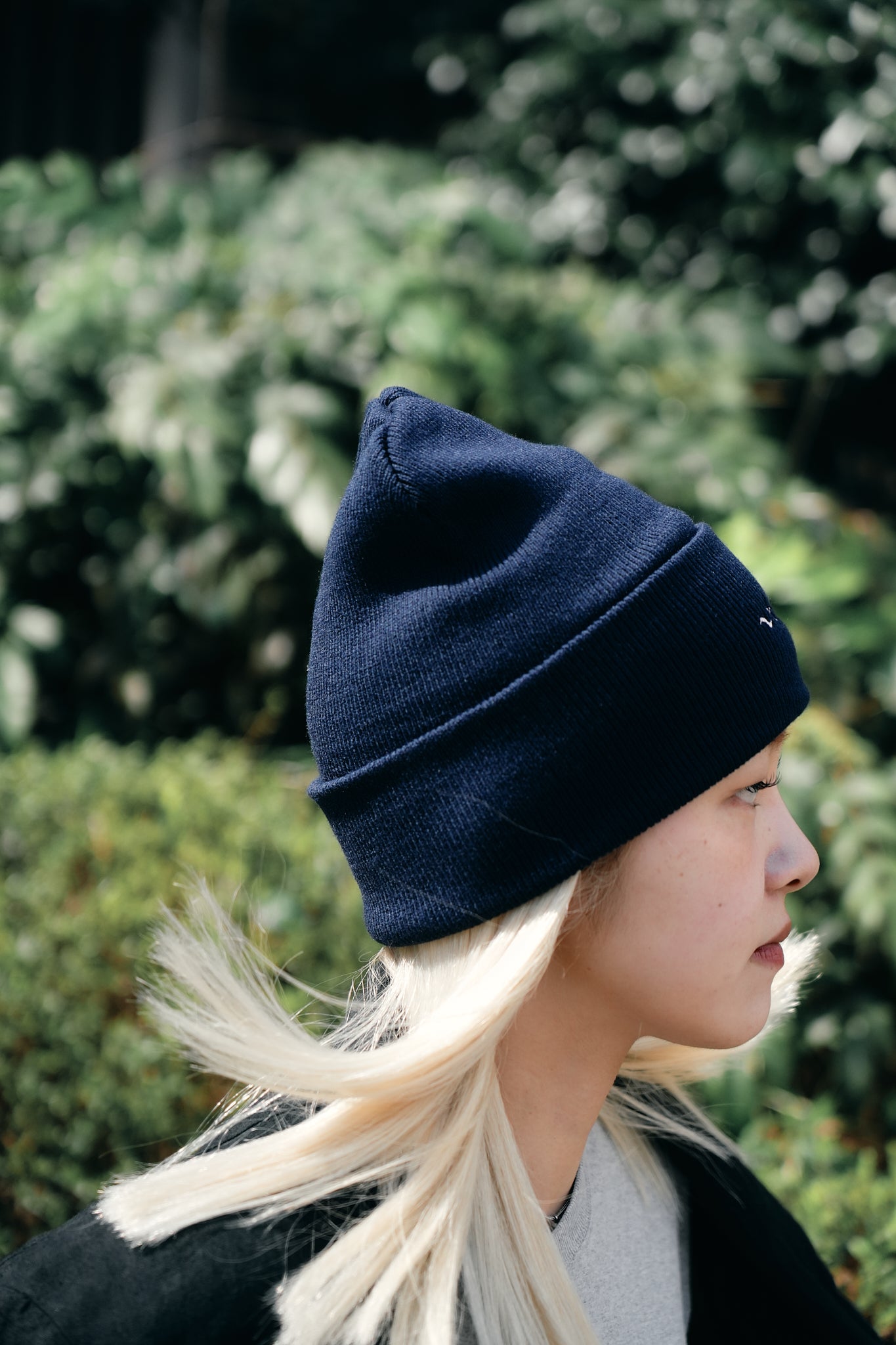 PLANE LOGO BEANIE（NAVY）