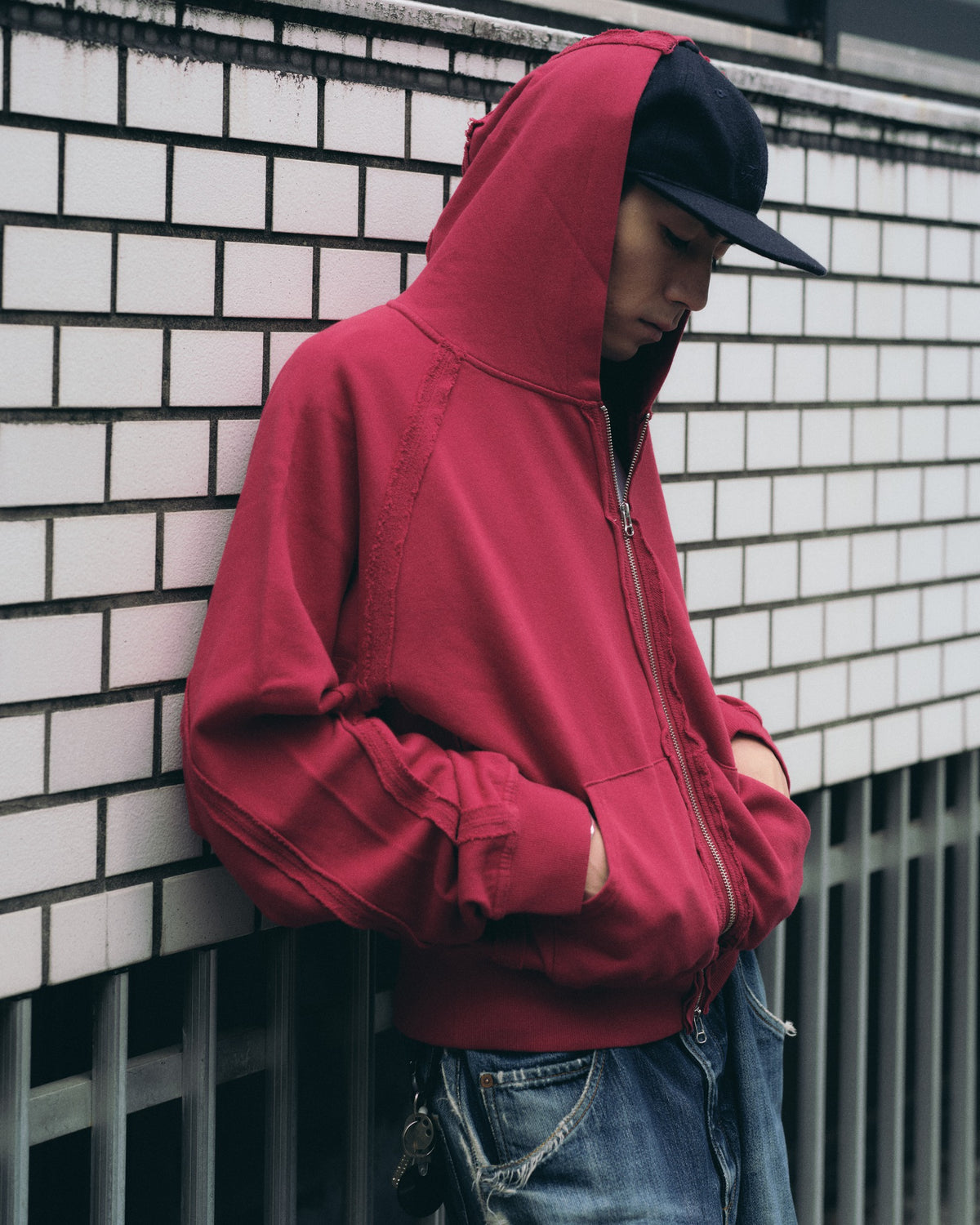 RUSSELL×JieDa Campus Sweat Zip Hoodie