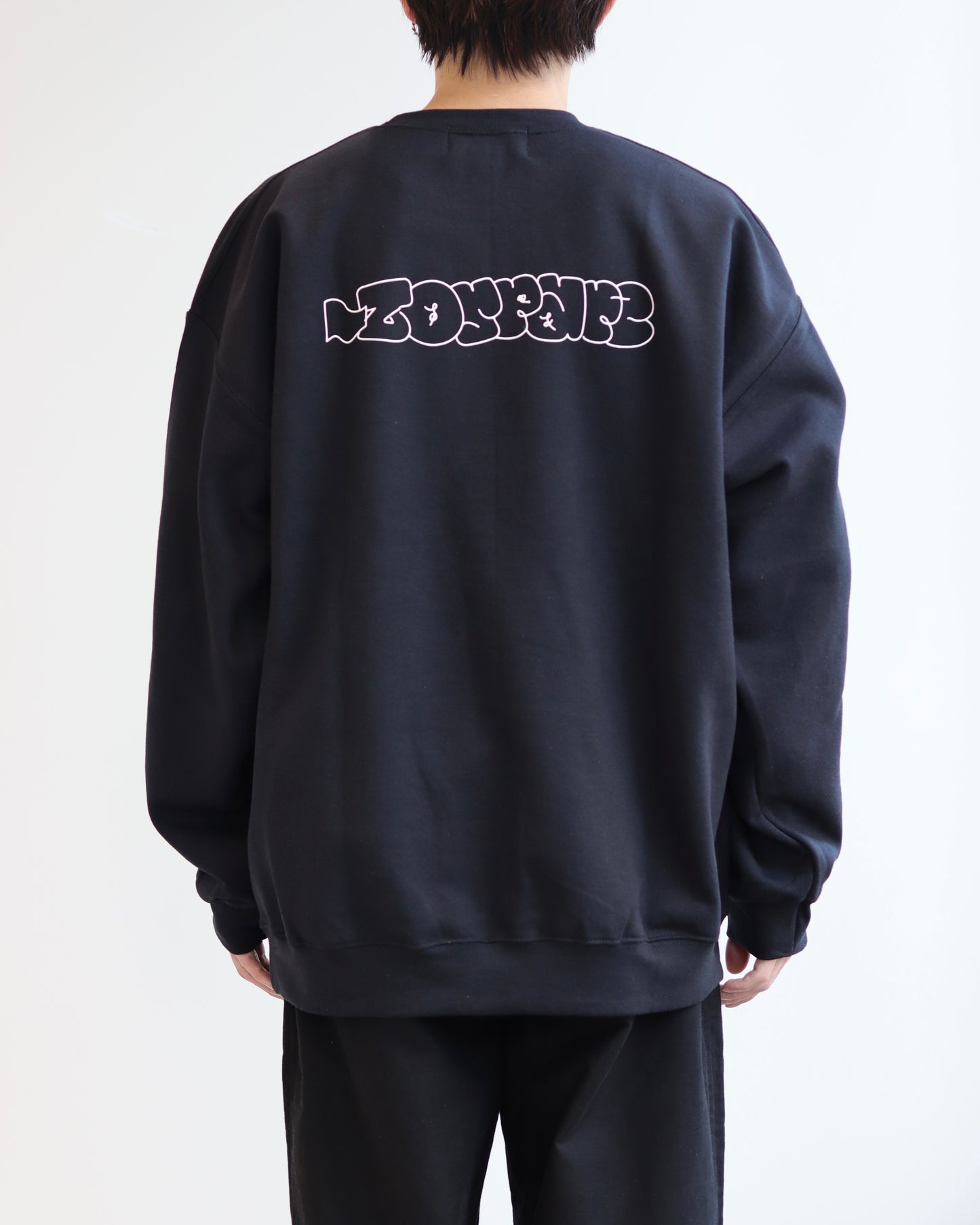 TAGGING LOGO SWEAT（BLACK）