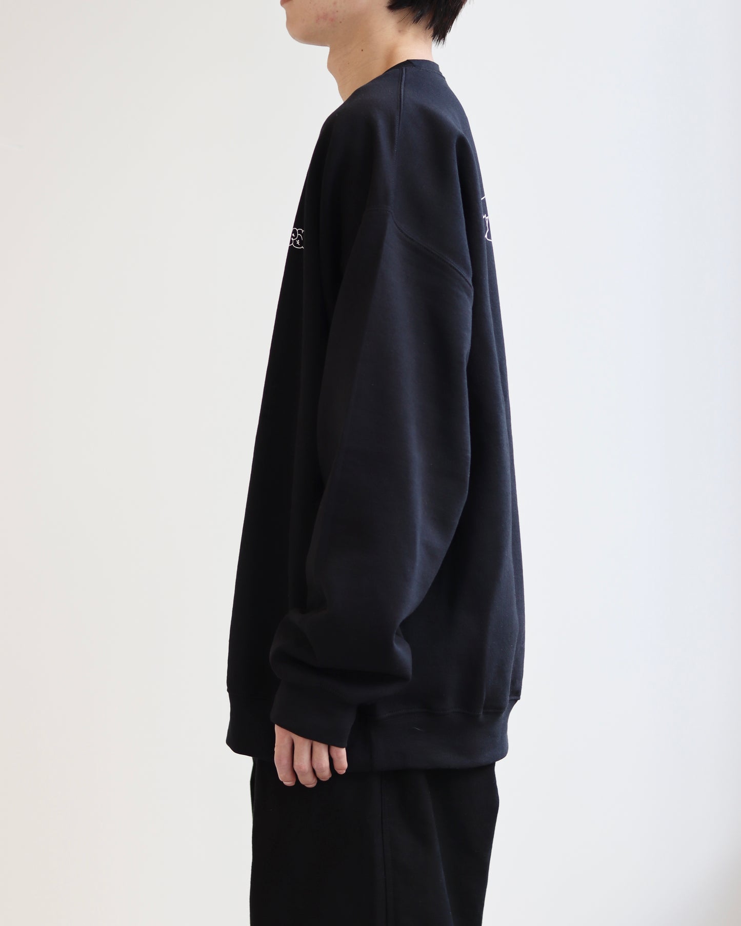 TAGGING LOGO SWEAT（BLACK）