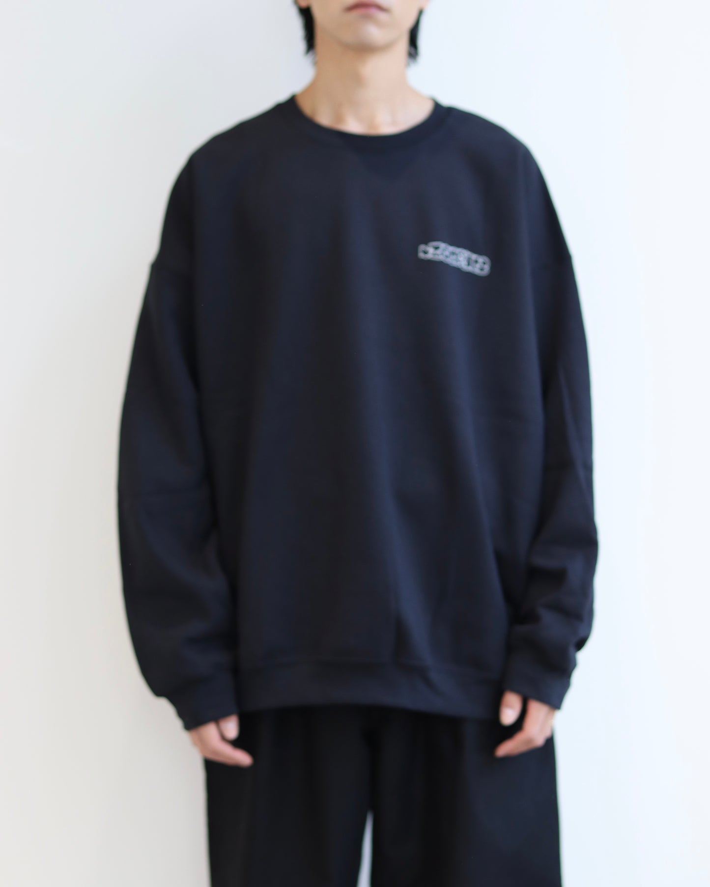 TAGGING LOGO SWEAT（BLACK）