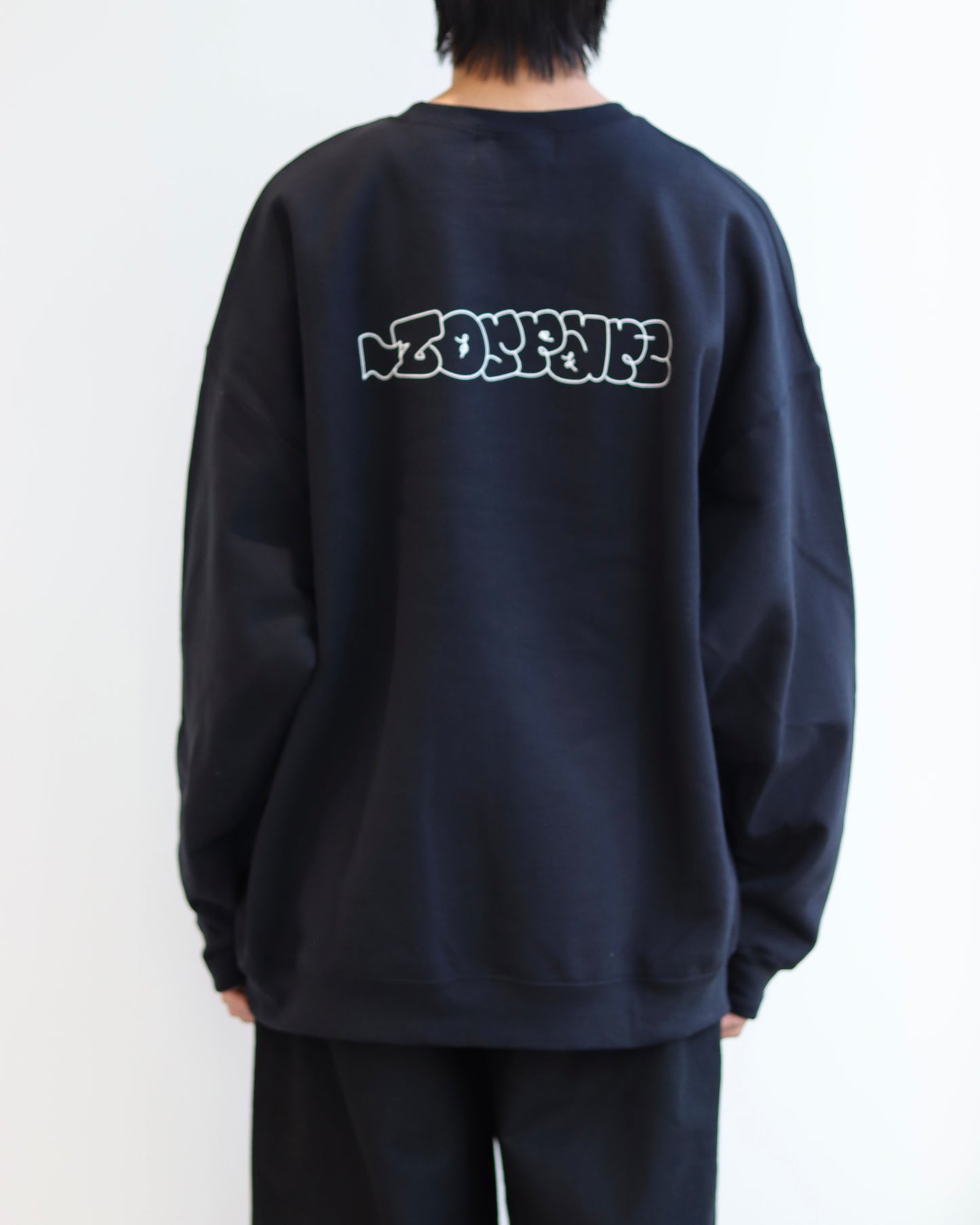 TAGGING LOGO SWEAT（BLACK）