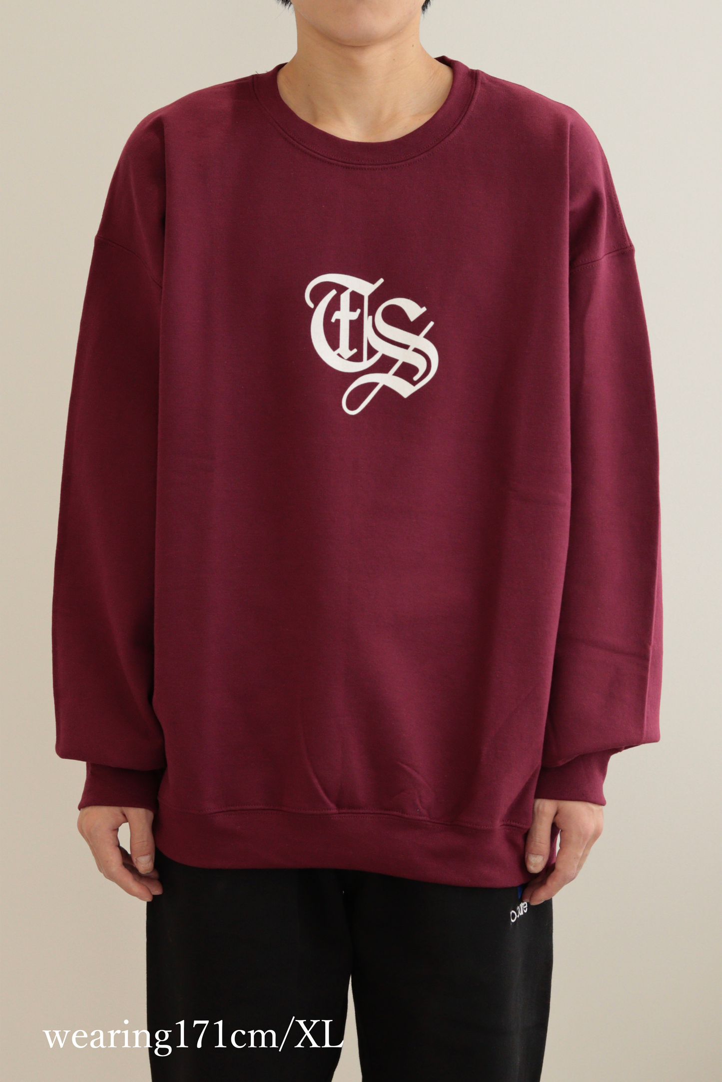 OLD ENGLISH LOGO SWEAT（BURGUNDY）