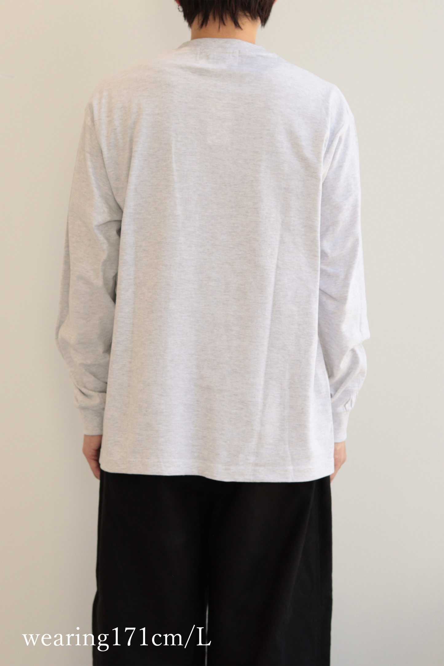 OLD ENGLISH LOGO L/S TEE （ASH）