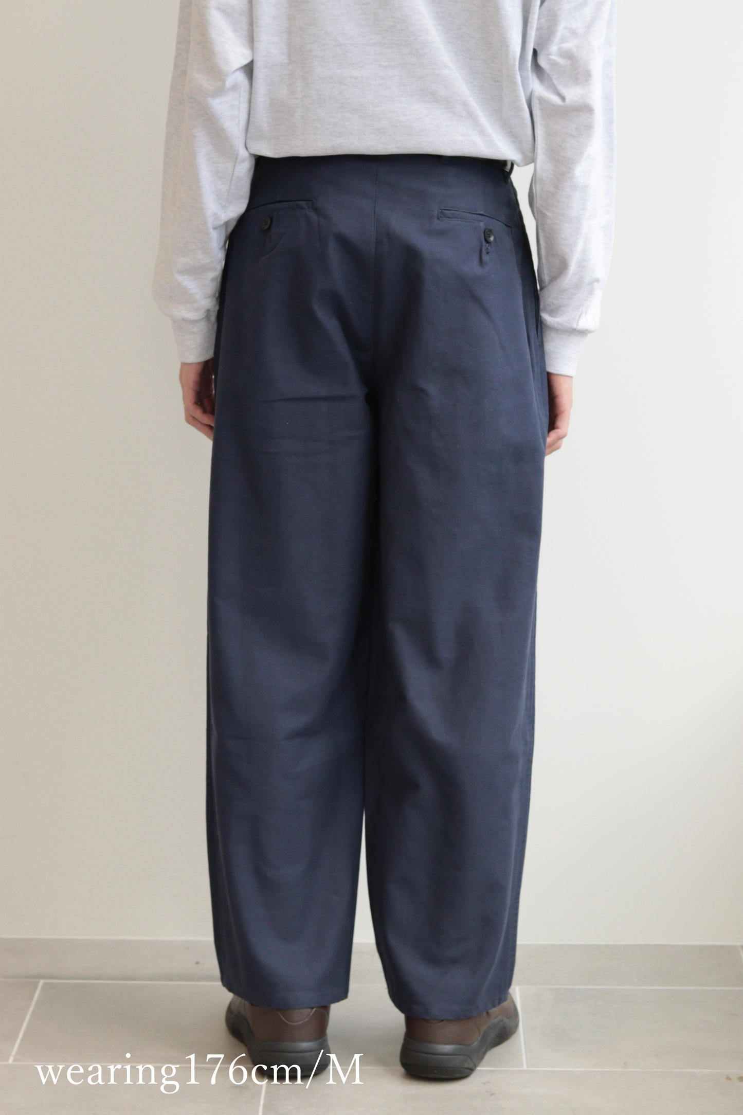 STANDARD CHINO TROUSERS（NAVY）