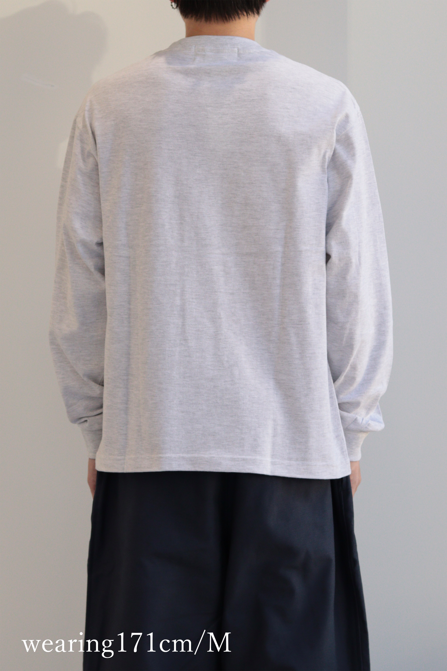 TIME TO SPARE LOGO L/S TEE（ASH）