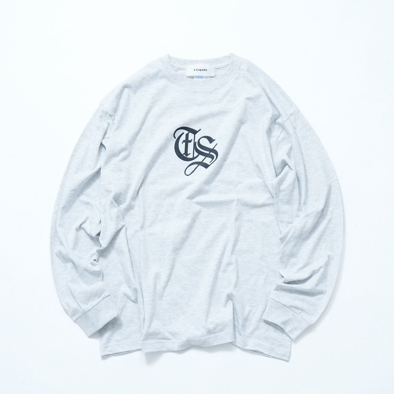 OLD ENGLISH LOGO L/S TEE 1.1（ASH）