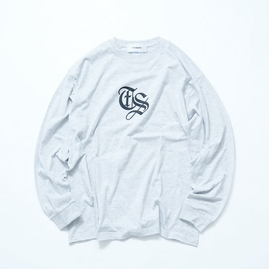 OLD ENGLISH LOGO L/S TEE 1.1（ASH）