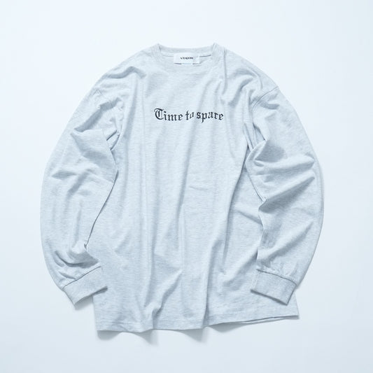 OLD ENGLISH LOGO L/S TEE（ASH）