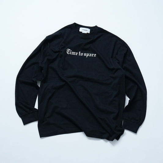 OLD ENGLISH LOGO L/S TEE（BLACK）