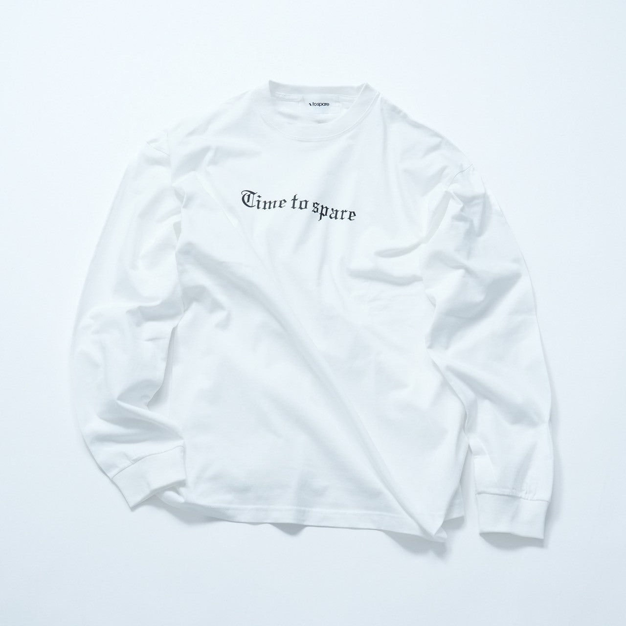 OLD ENGLISH LOGO L/S TEE（WHITE）