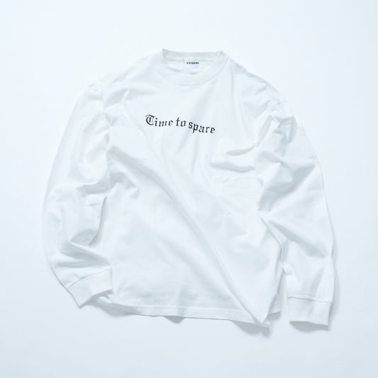 OLD ENGLISH LOGO L/S TEE（WHITE）