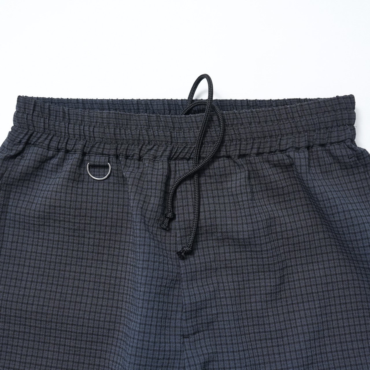 WOOL STRETCH CHECK SLACKS