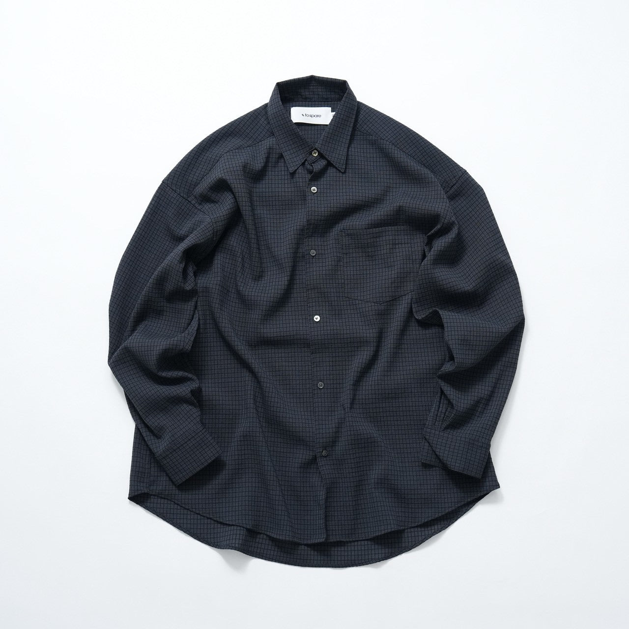 WOOL STRETCH CHECK SHIRT