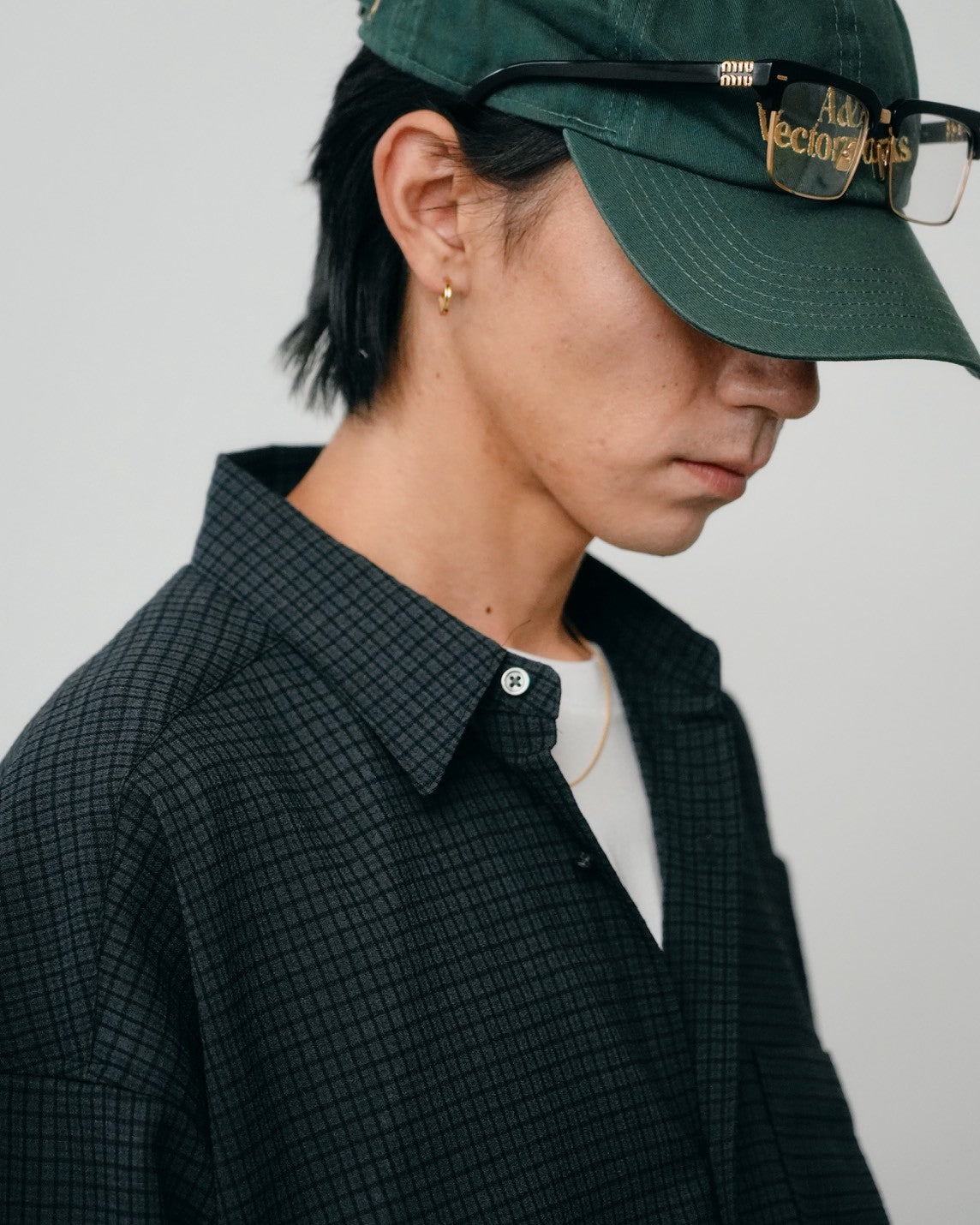 WOOL STRETCH CHECK SHIRT