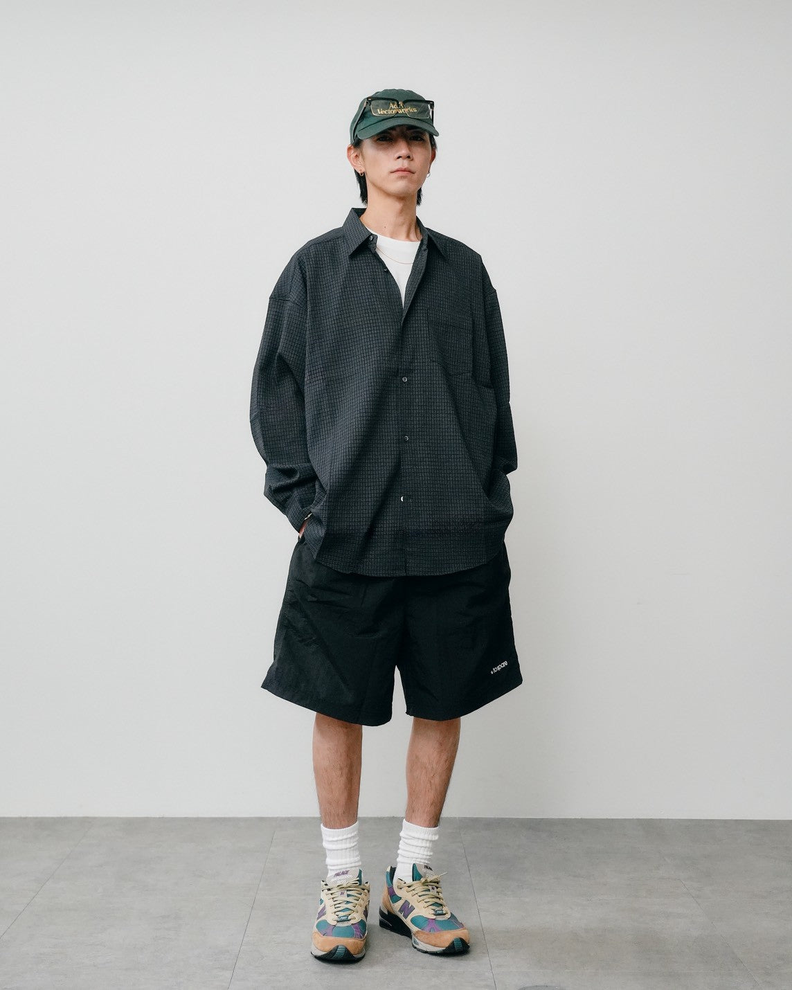 WOOL STRETCH CHECK SHIRT