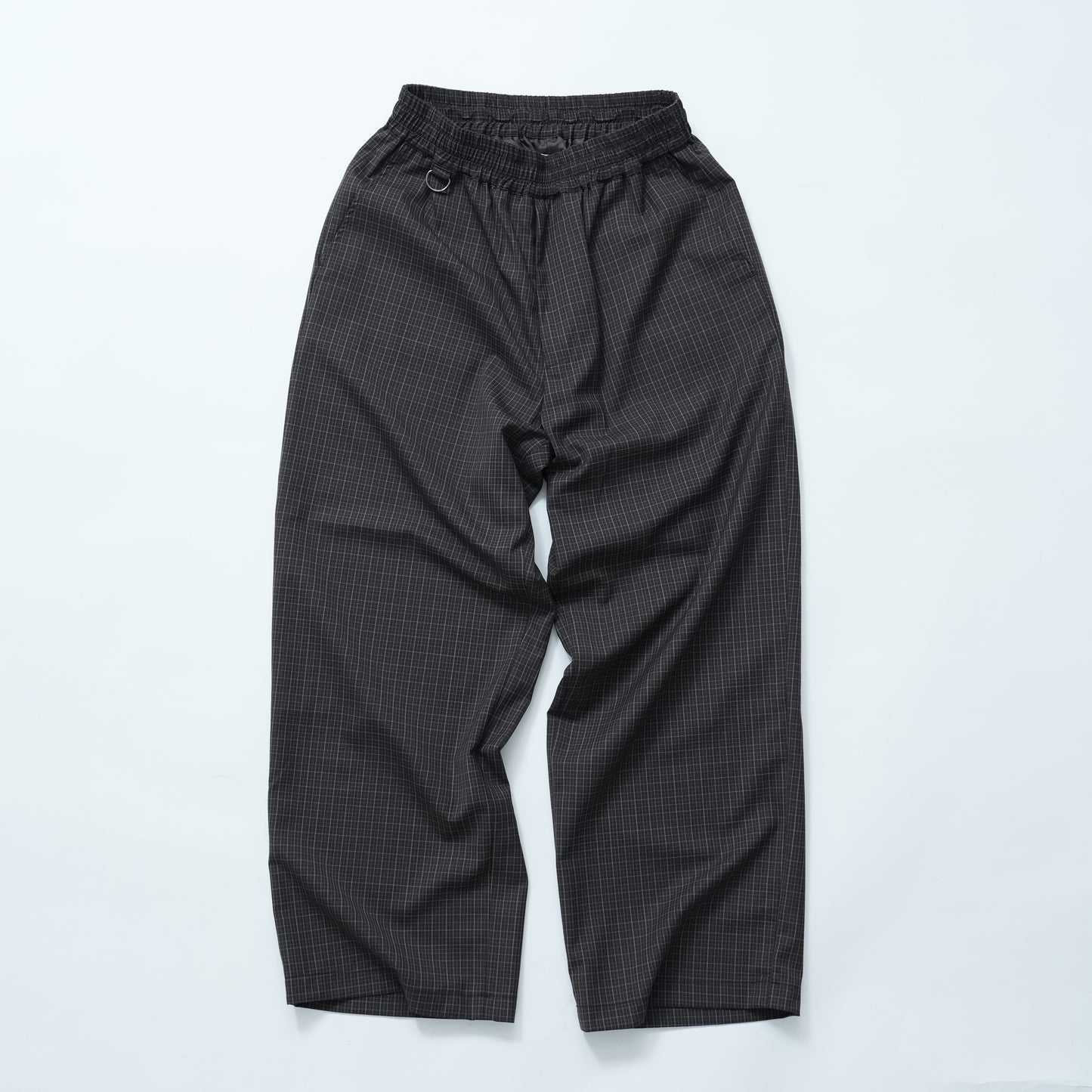 MERINO WOOL CHECK SLACKS