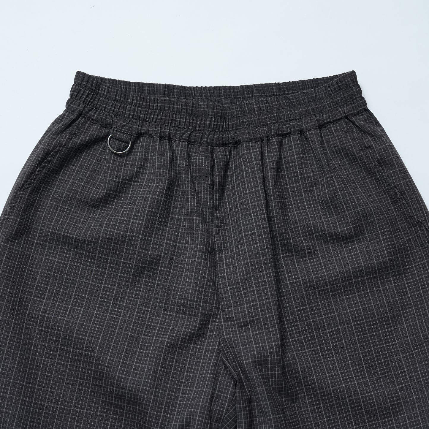 MERINO WOOL CHECK SLACKS