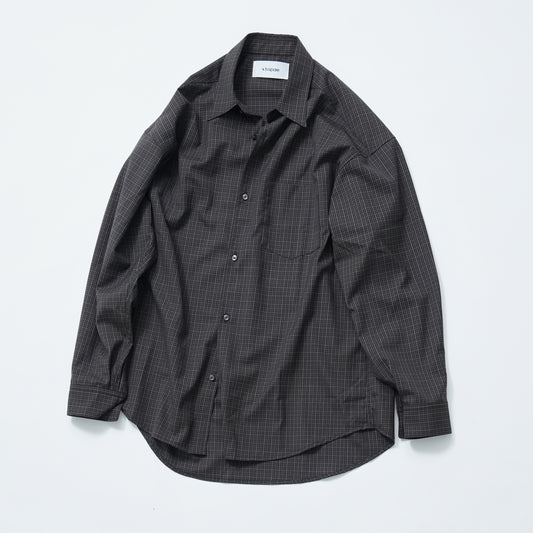MERINO WOOL CHECK SHIRT