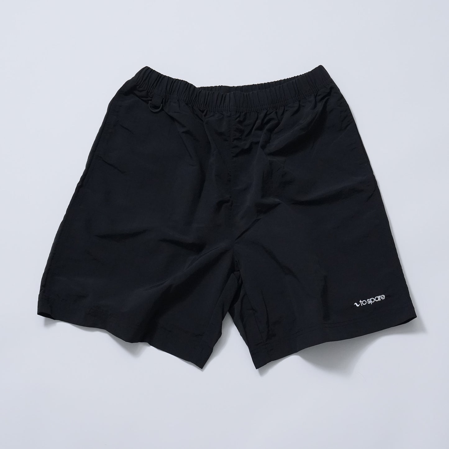 PLANE LOGO NYLON EASY SHORTS（BLACK）