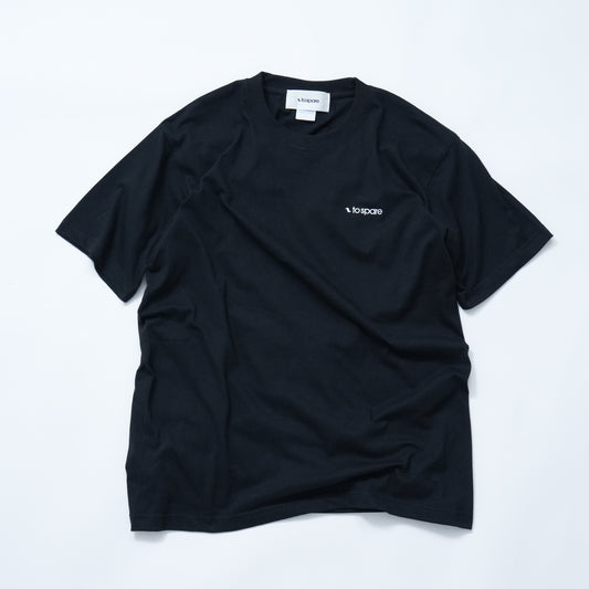 PLANE LOGO TEE（BLACK）