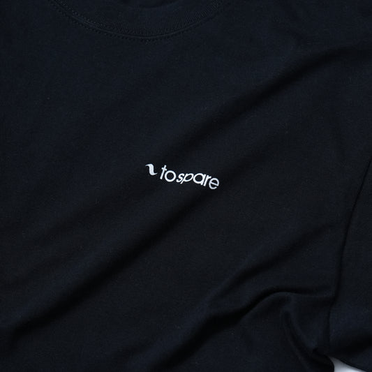 PLANE LOGO TEE（BLACK）