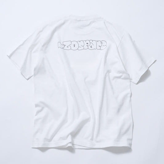 TAGGING LOGO TEE（WHITE）