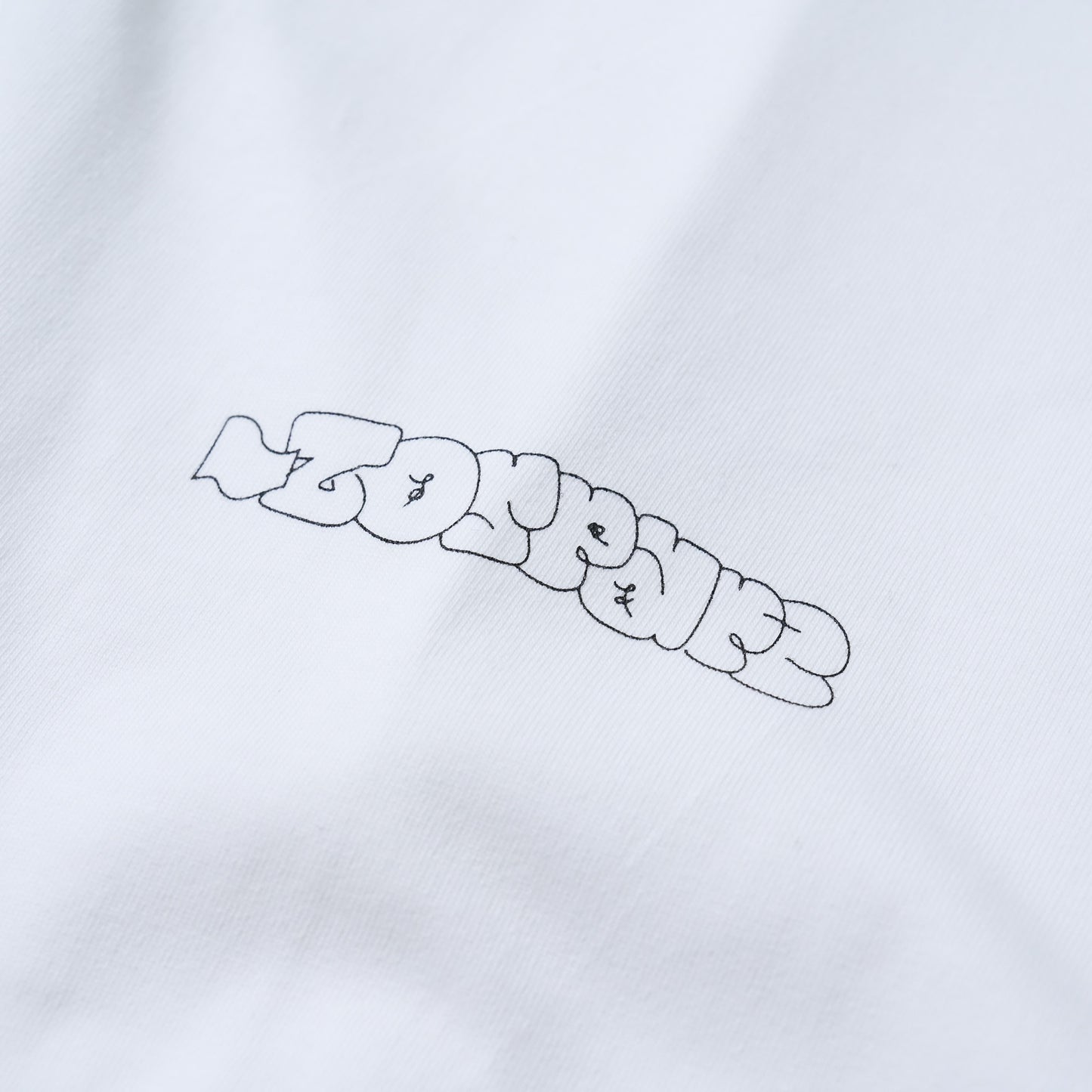 TAGGING LOGO TEE（WHITE）
